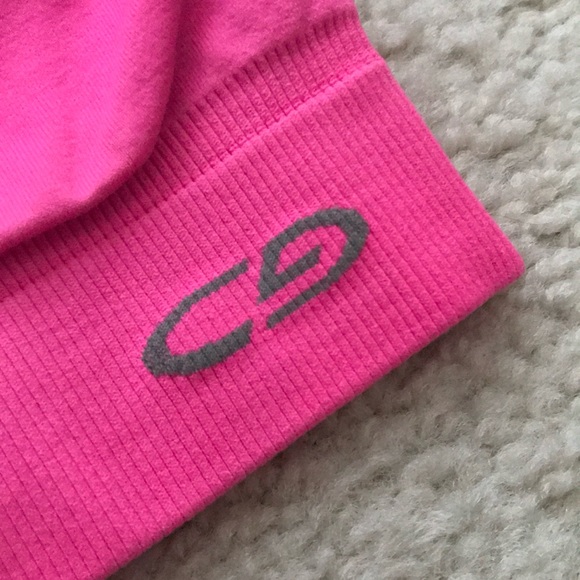 LOT 3 Champion Racerback Seamless Hot Pink/Neon Yellow/Lime Green Sports Bras - Picture 6 of 12